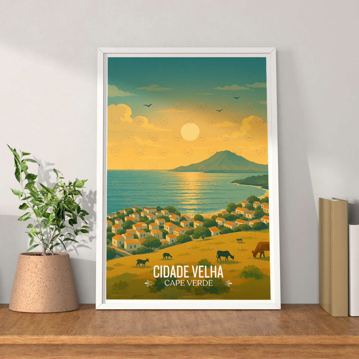 Cidade Velha - Cape Verde - Travel Art Print Wall Deco Poster
