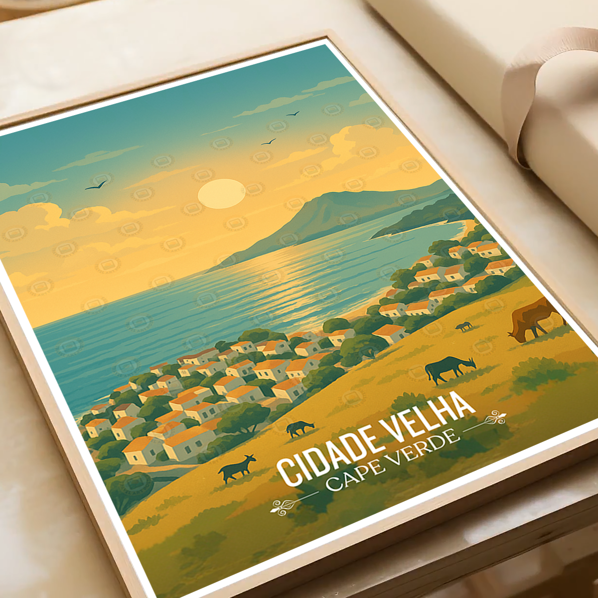 Cidade Velha - Cape Verde - Travel Art Print Wall Deco Poster