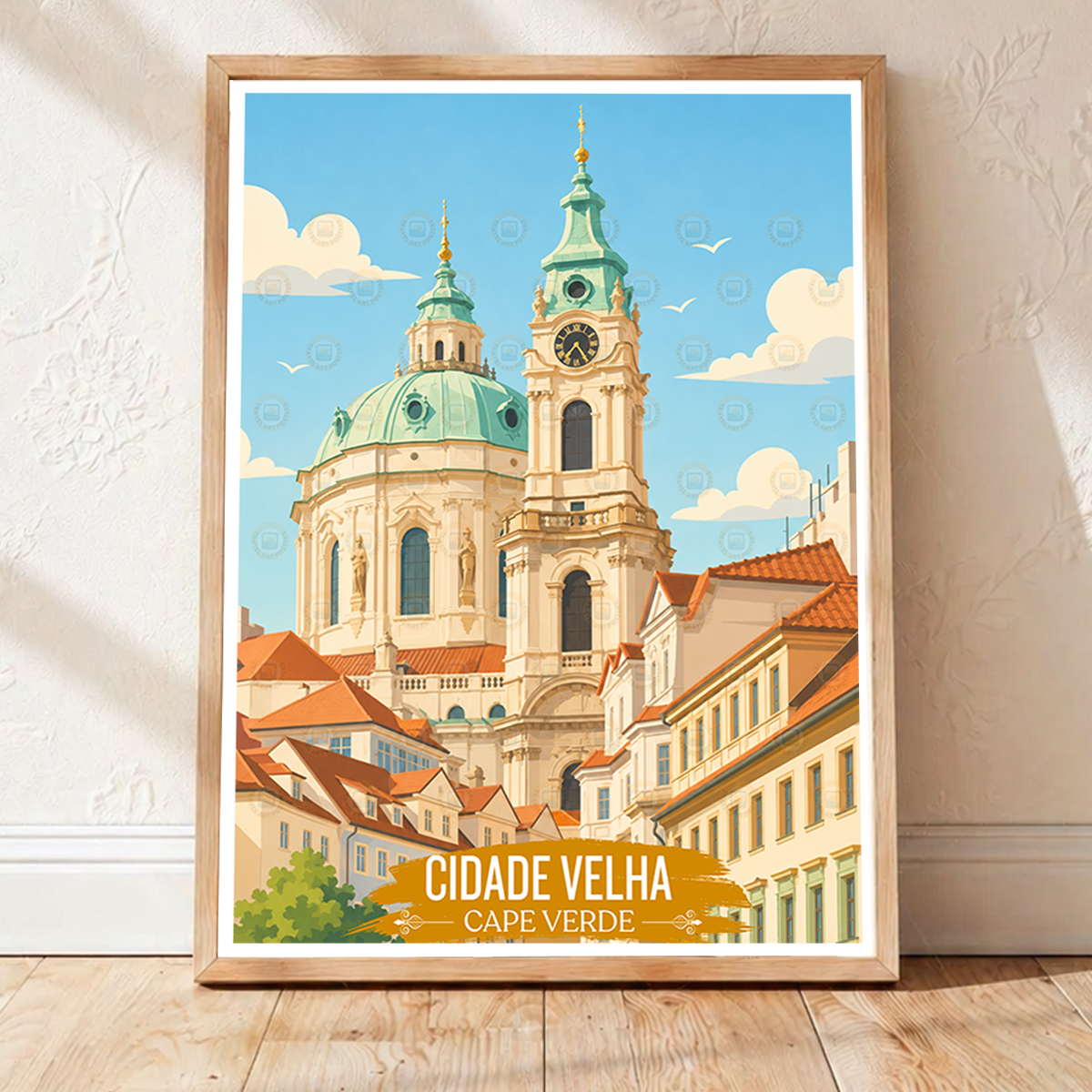 Cidade Velha - Cape Verde - Travel Art Print Wall Deco Poster