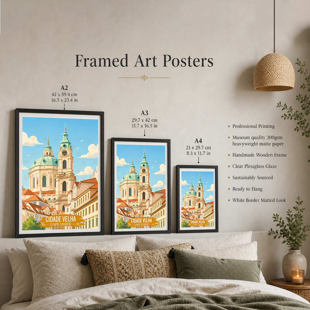 Cidade Velha - Cape Verde - Travel Art Print Wall Deco Poster