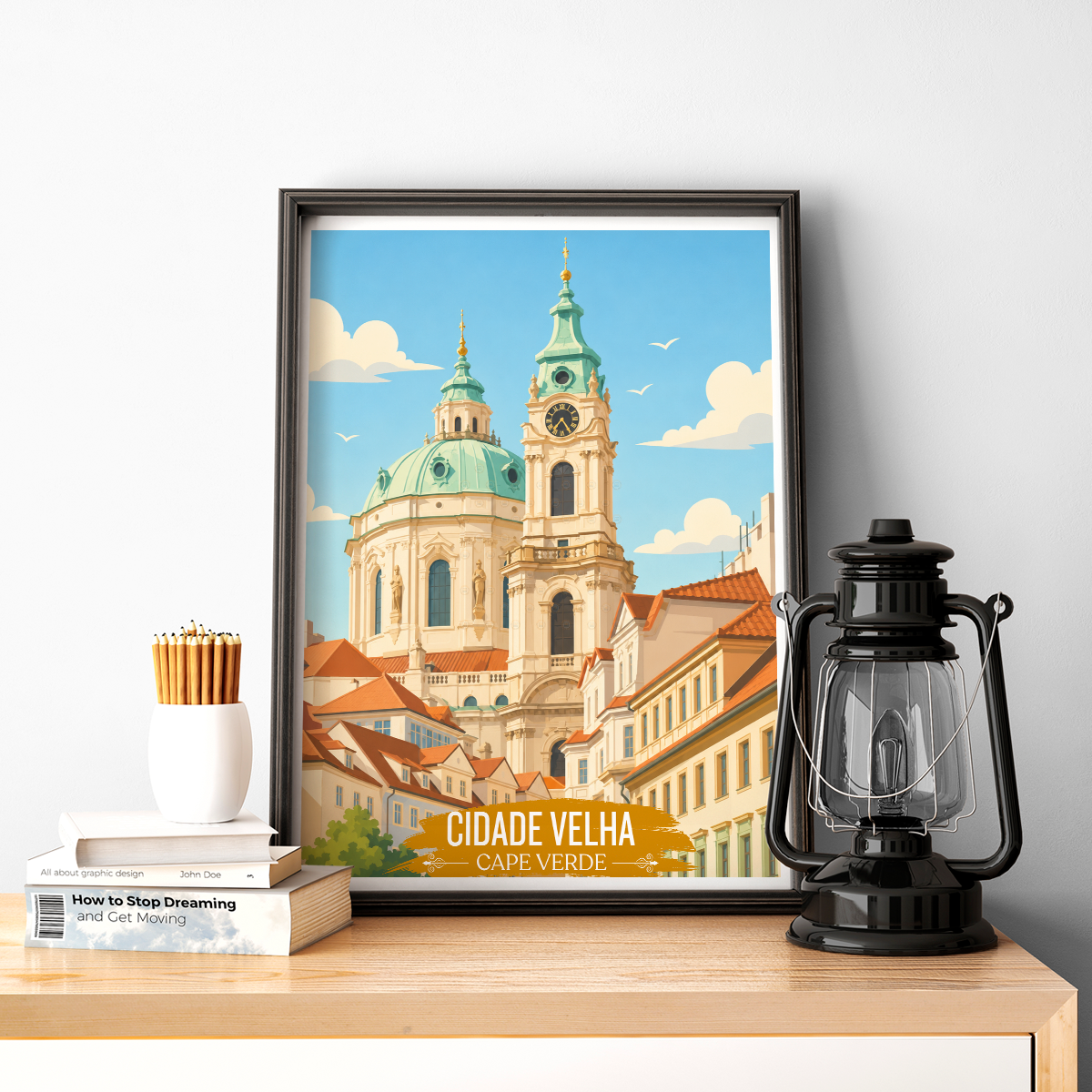 Cidade Velha - Cape Verde - Travel Art Print Wall Deco Poster