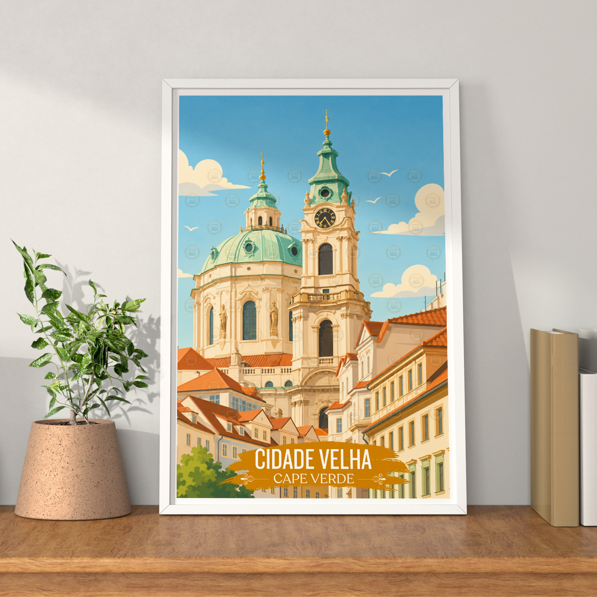 Cidade Velha - Cape Verde - Travel Art Print Wall Deco Poster