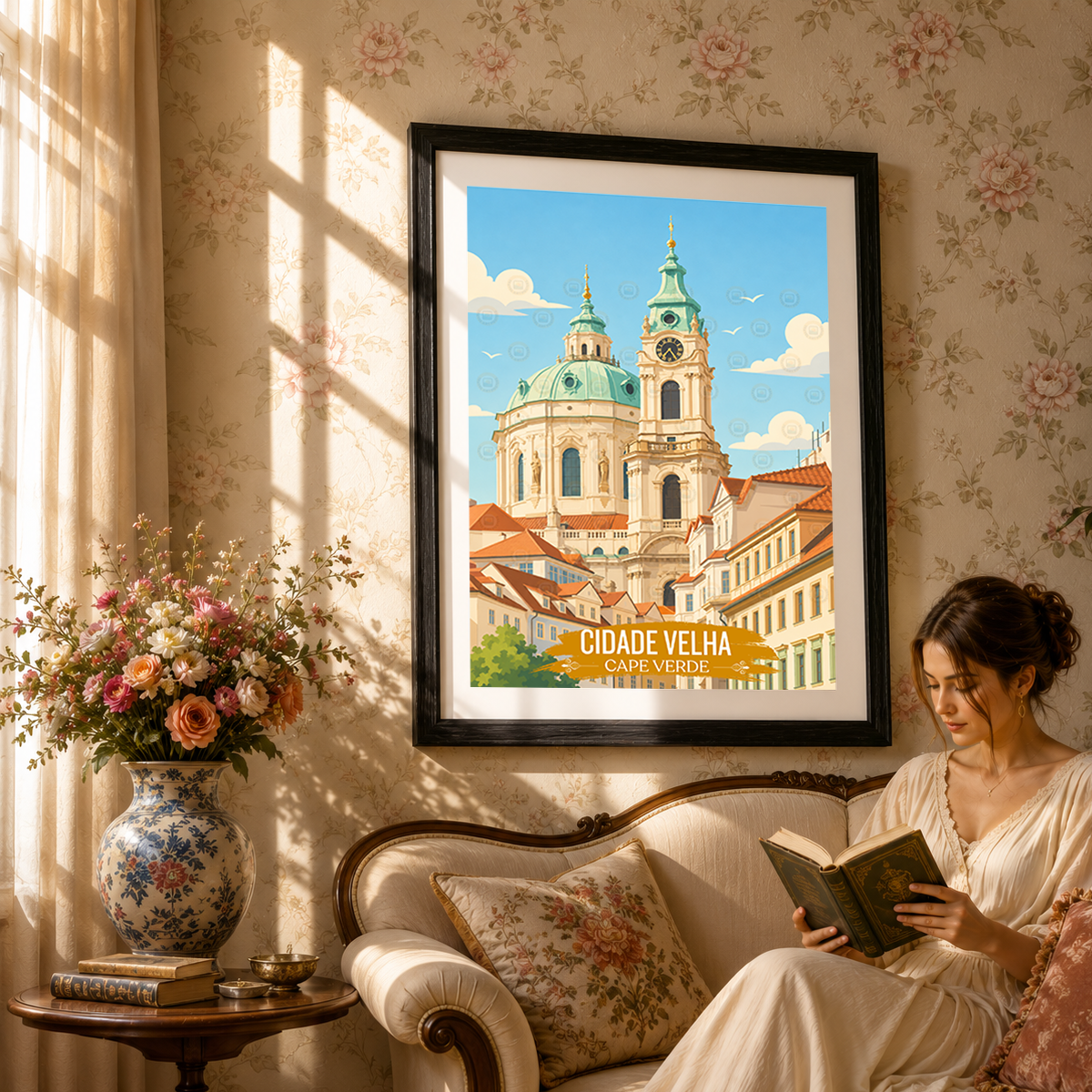 Cidade Velha - Cape Verde - Travel Art Print Wall Deco Poster