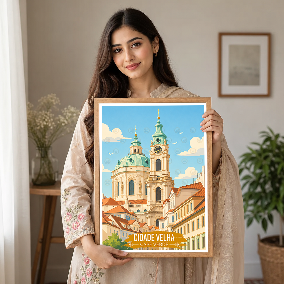 Cidade Velha - Cape Verde - Travel Art Print Wall Deco Poster