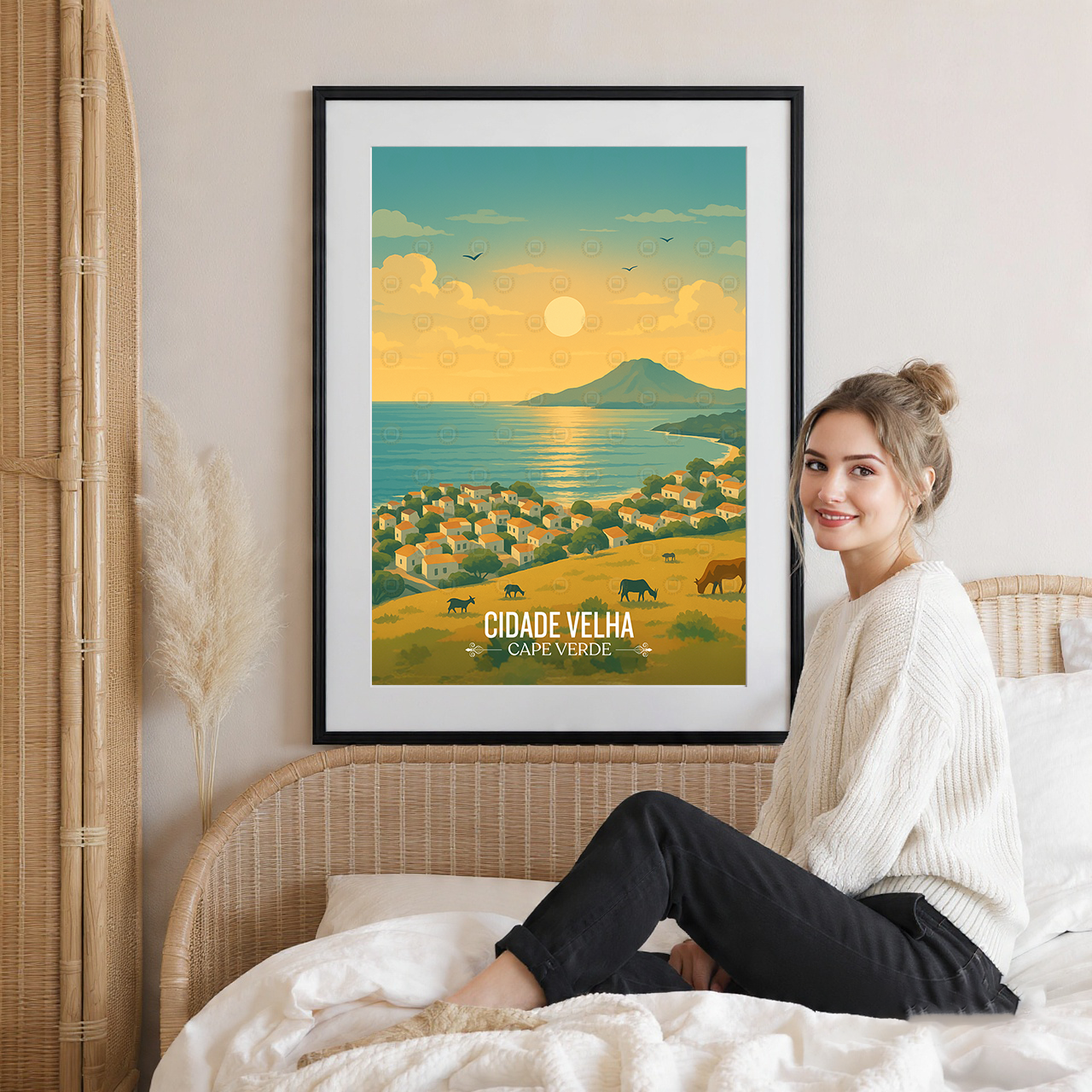 Cidade Velha - Cape Verde - Travel Art Print Wall Deco Poster