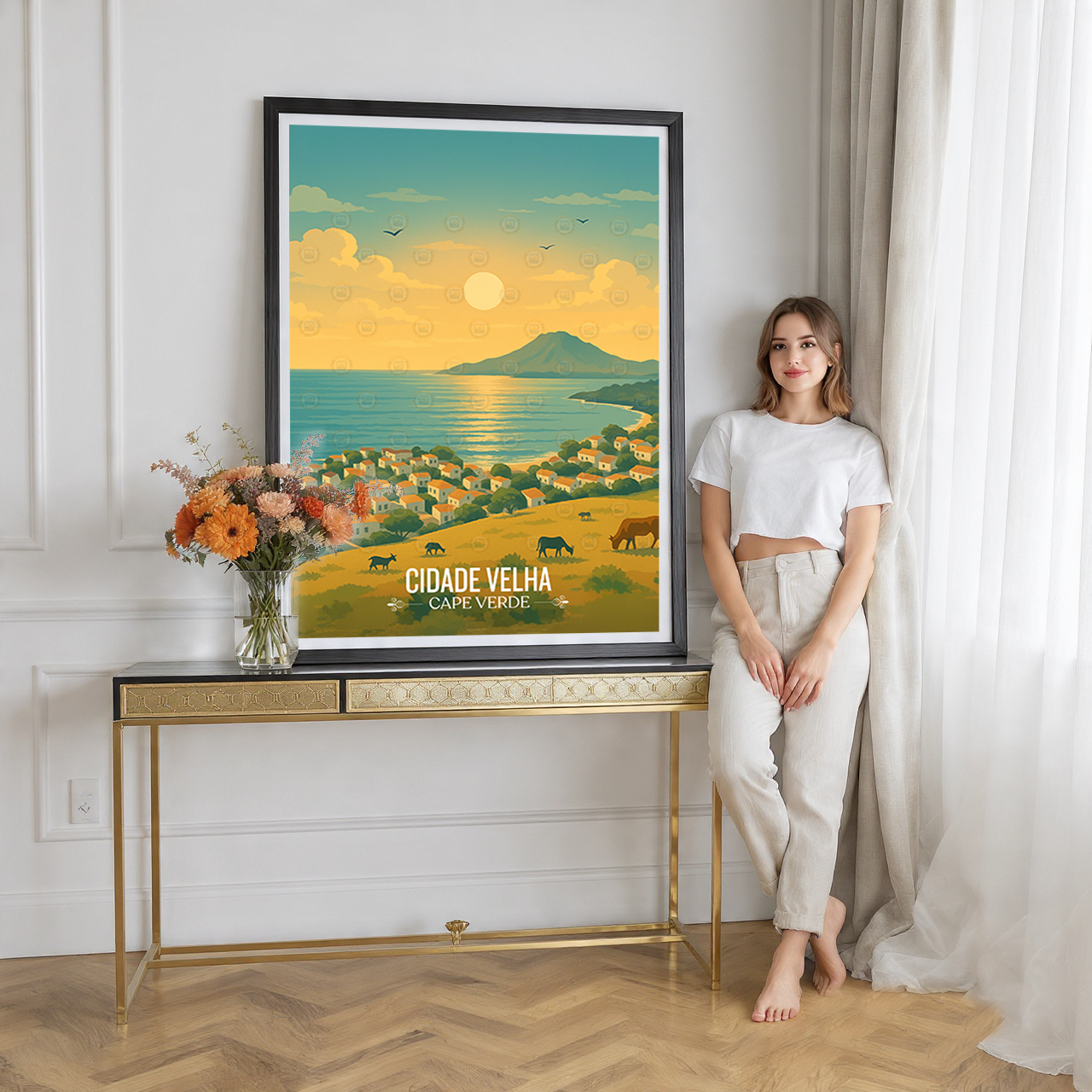 Cidade Velha - Cape Verde - Travel Art Print Wall Deco Poster