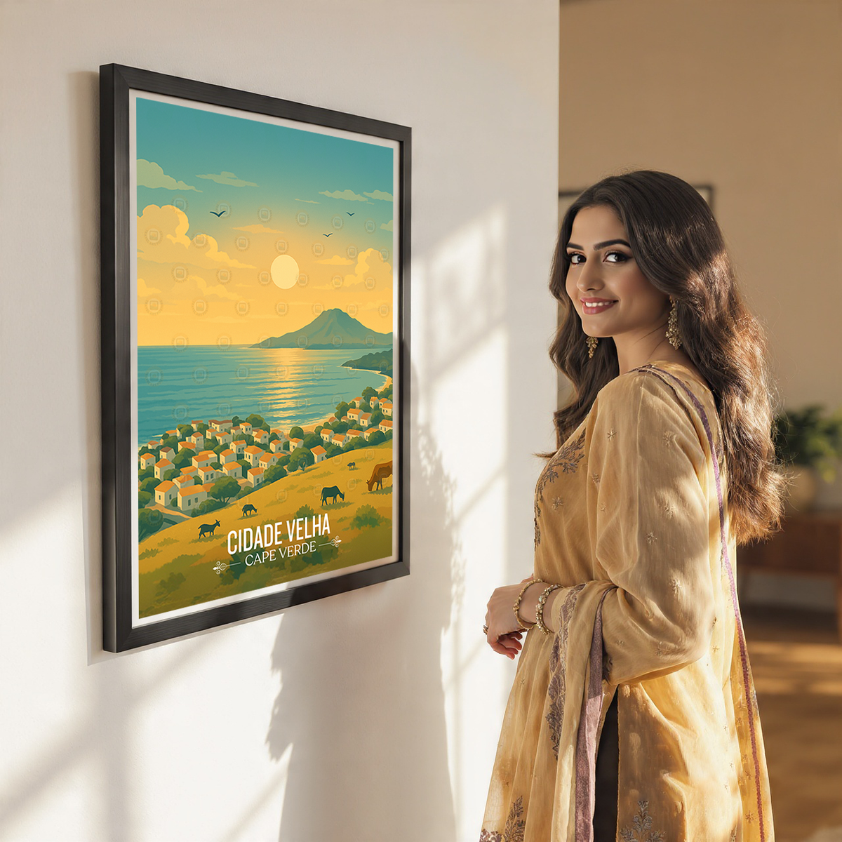 Cidade Velha - Cape Verde - Travel Art Print Wall Deco Poster