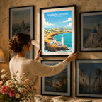 Dona Maria Lighthouse - Cape Verde - Travel Art Print Wall Deco Poster