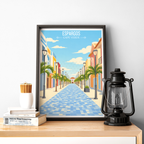 Espargos - Cape Verde - Travel Art Print Wall Deco Poster