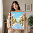Espargos - Cape Verde - Travel Art Print Wall Deco Poster