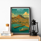 Mindelo City - Cape Verde - Travel Art Print Wall Deco Poster