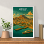 Mindelo City - Cape Verde - Travel Art Print Wall Deco Poster