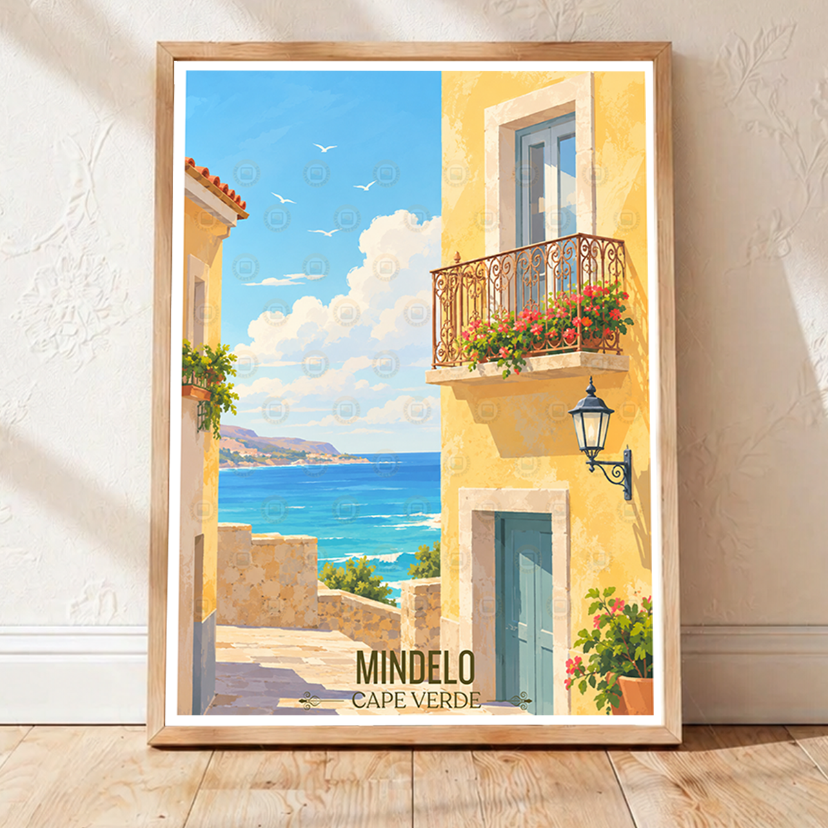 Mindelo - Cape Verde - Travel Art Print Wall Deco Poster