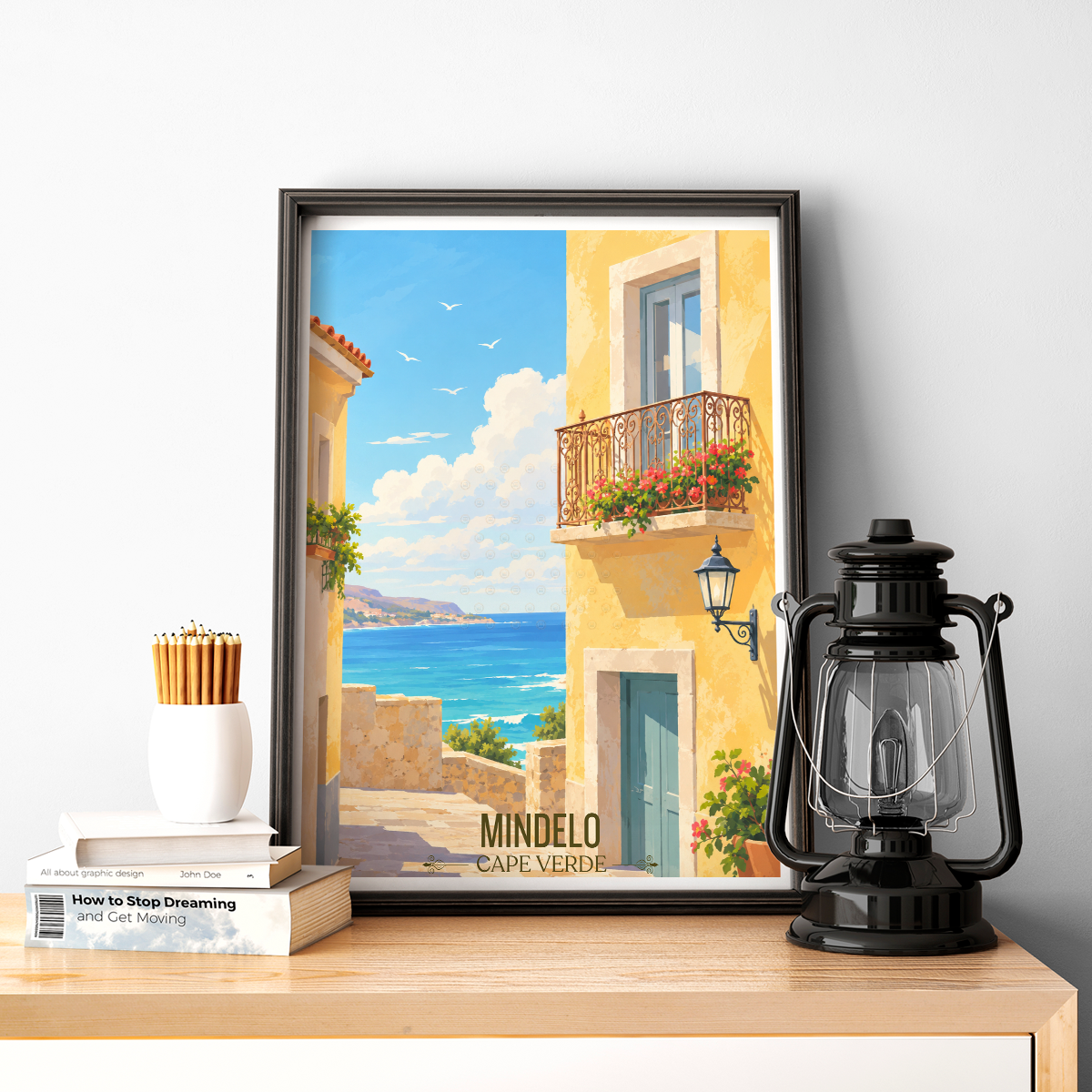 Mindelo - Cape Verde - Travel Art Print Wall Deco Poster