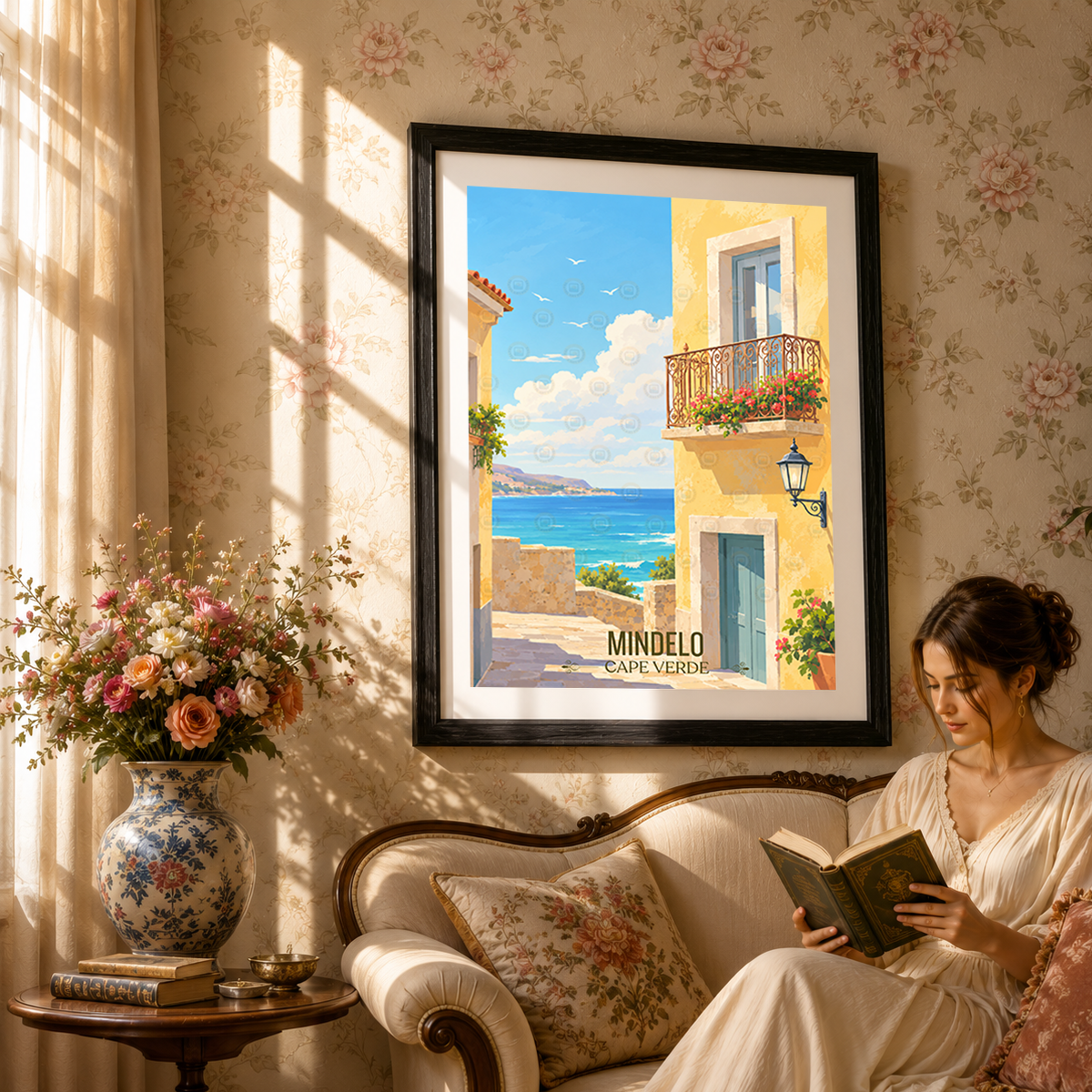 Mindelo - Cape Verde - Travel Art Print Wall Deco Poster