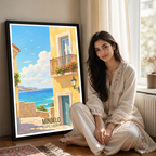 Mindelo - Cape Verde - Travel Art Print Wall Deco Poster