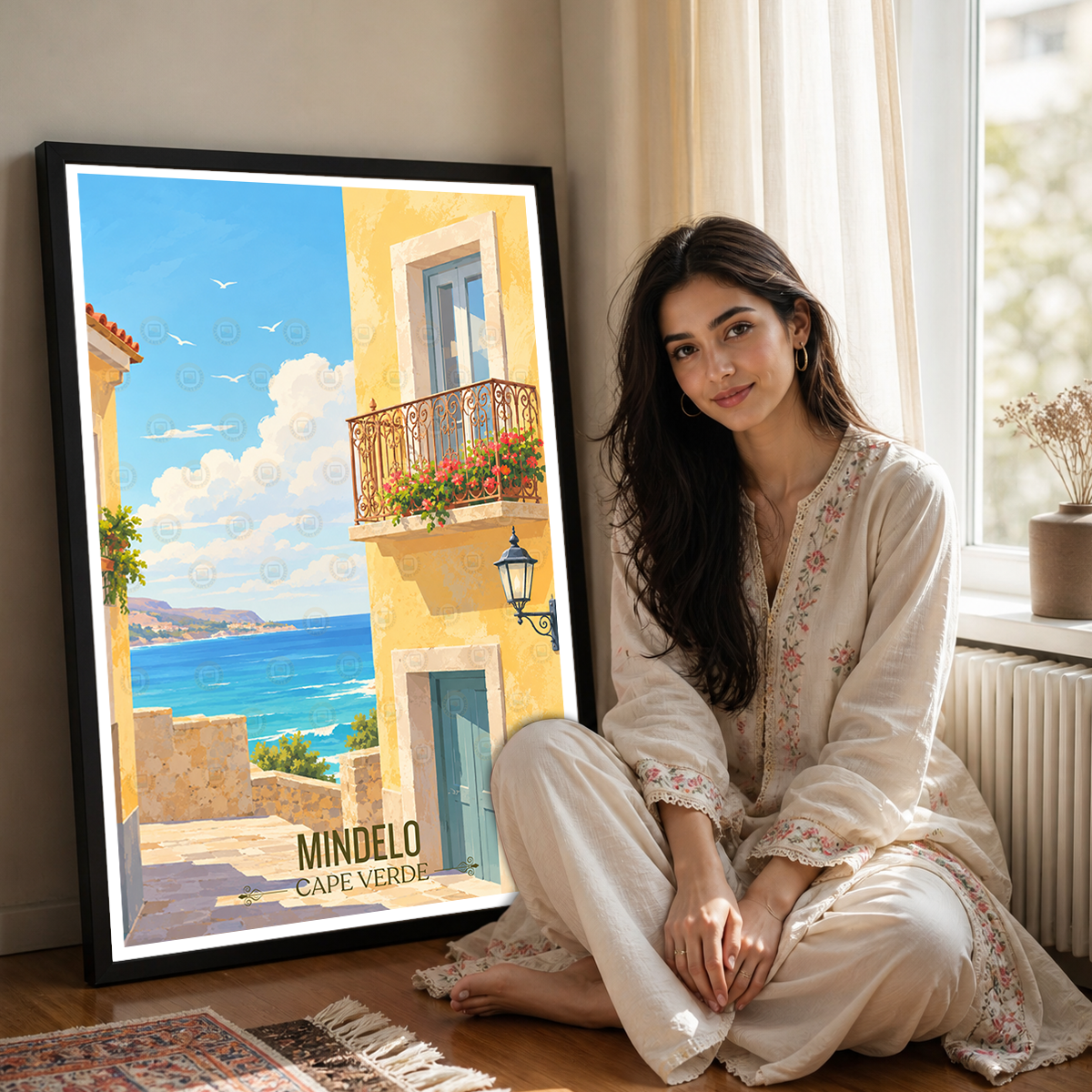 Mindelo - Cape Verde - Travel Art Print Wall Deco Poster