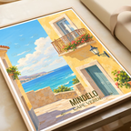 Mindelo - Cape Verde - Travel Art Print Wall Deco Poster