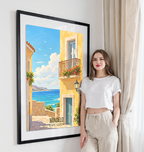 Mindelo - Cape Verde - Travel Art Print Wall Deco Poster