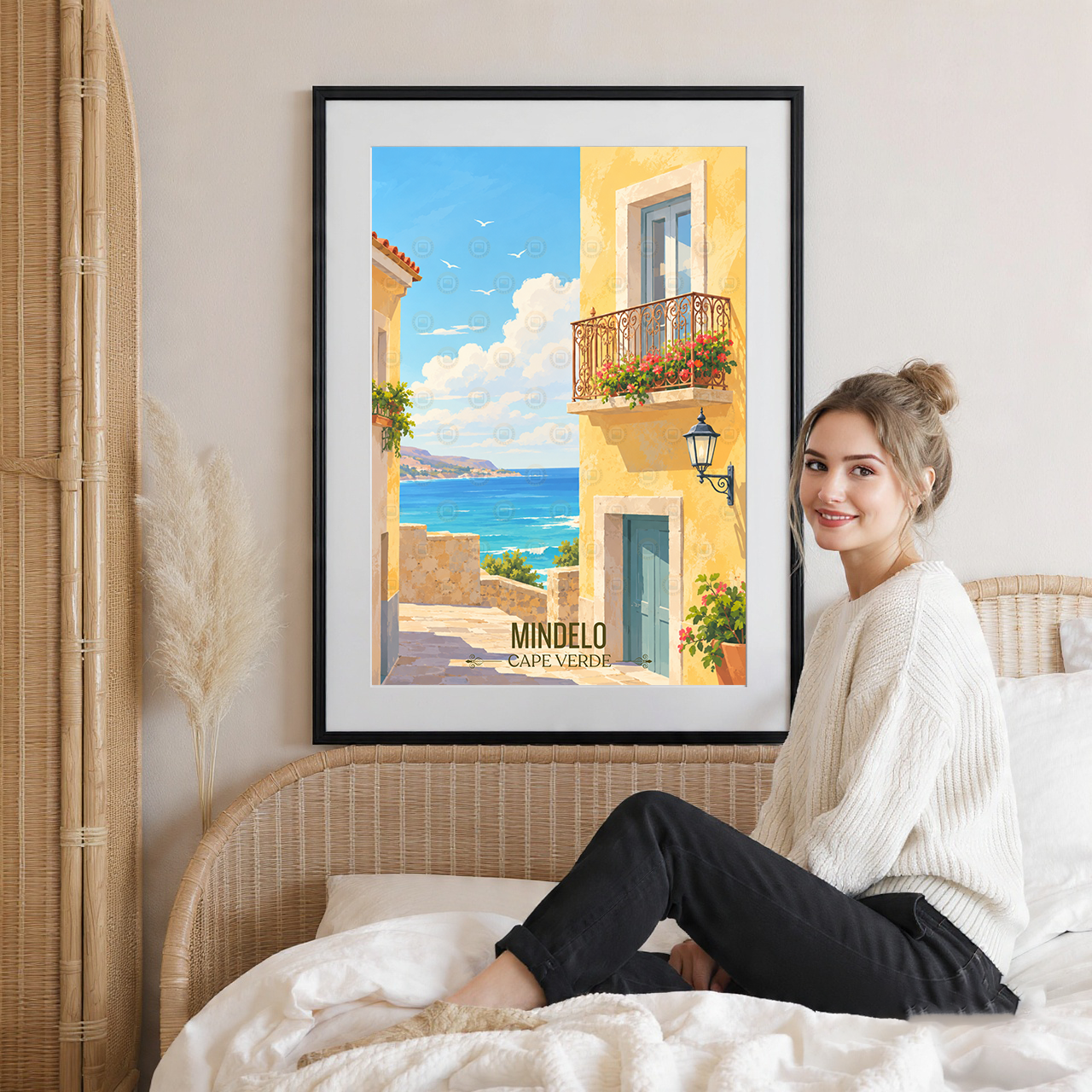 Mindelo - Cape Verde - Travel Art Print Wall Deco Poster