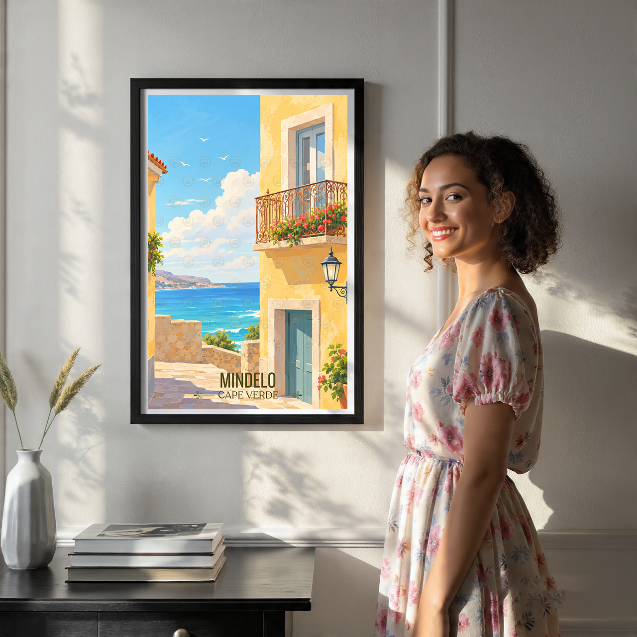 Mindelo - Cape Verde - Travel Art Print Wall Deco Poster