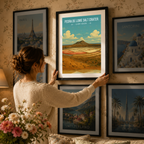 Pedra de Lume Salt Crater - Cape Verde - Travel Art Print Wall Deco Poster