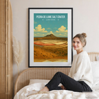 Pedra de Lume Salt Crater - Cape Verde - Travel Art Print Wall Deco Poster