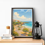 Praia - Cape Verde - Travel Art Print Wall Deco Poster
