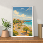 Praia - Cape Verde - Travel Art Print Wall Deco Poster