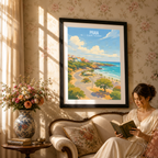 Praia - Cape Verde - Travel Art Print Wall Deco Poster