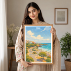 Praia - Cape Verde - Travel Art Print Wall Deco Poster