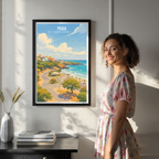 Praia - Cape Verde - Travel Art Print Wall Deco Poster