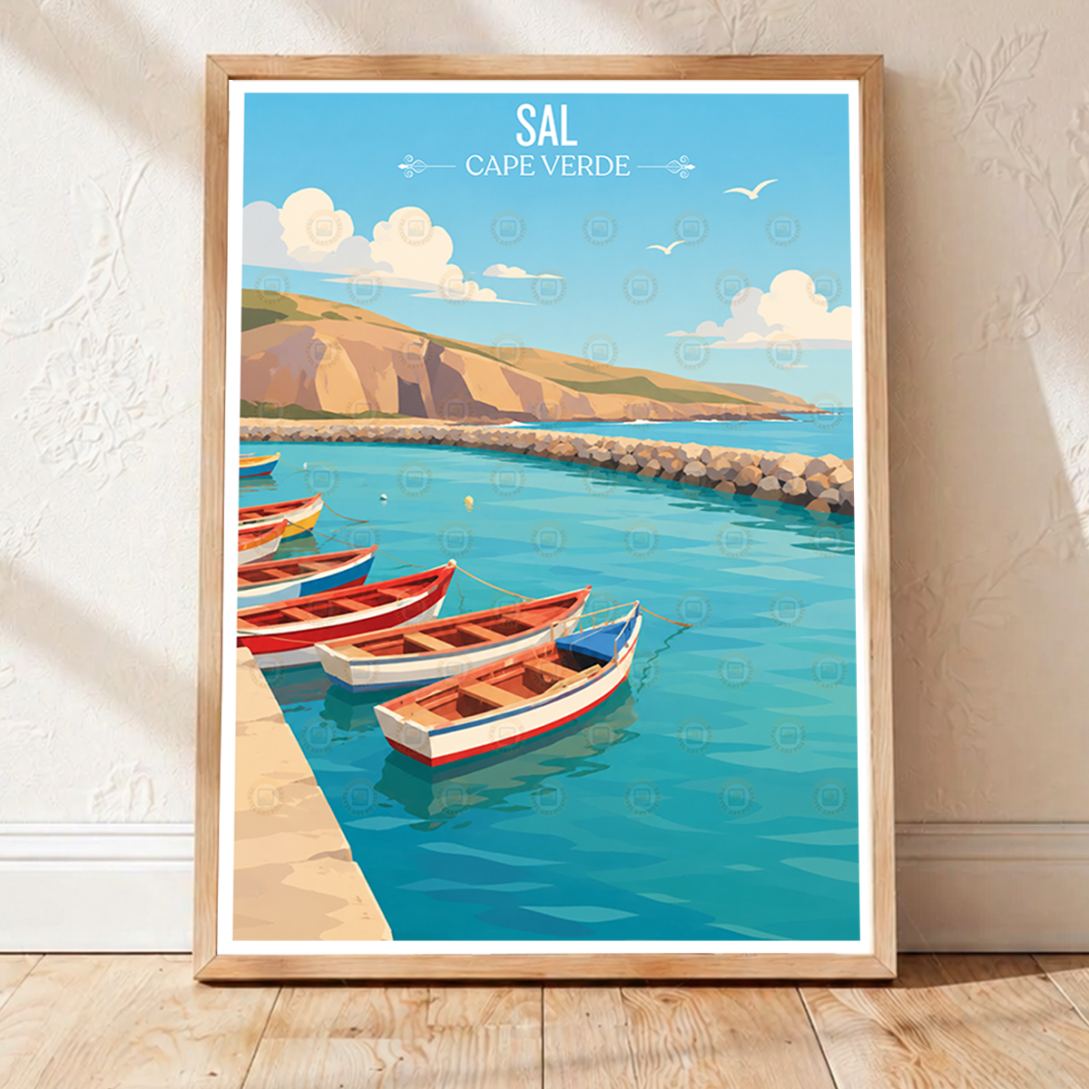Sal - Cape Verde - Travel Art Print Wall Deco Poster