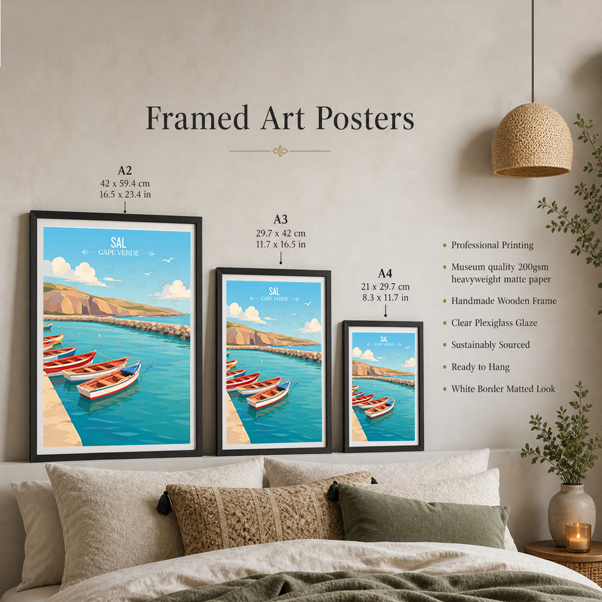 Sal - Cape Verde - Travel Art Print Wall Deco Poster