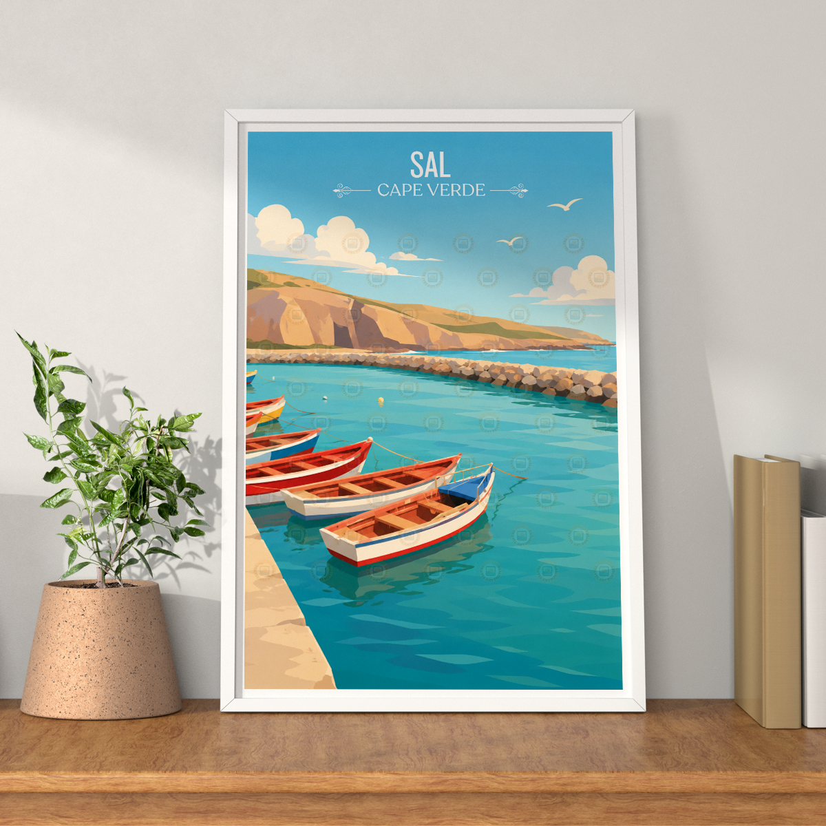 Sal - Cape Verde - Travel Art Print Wall Deco Poster