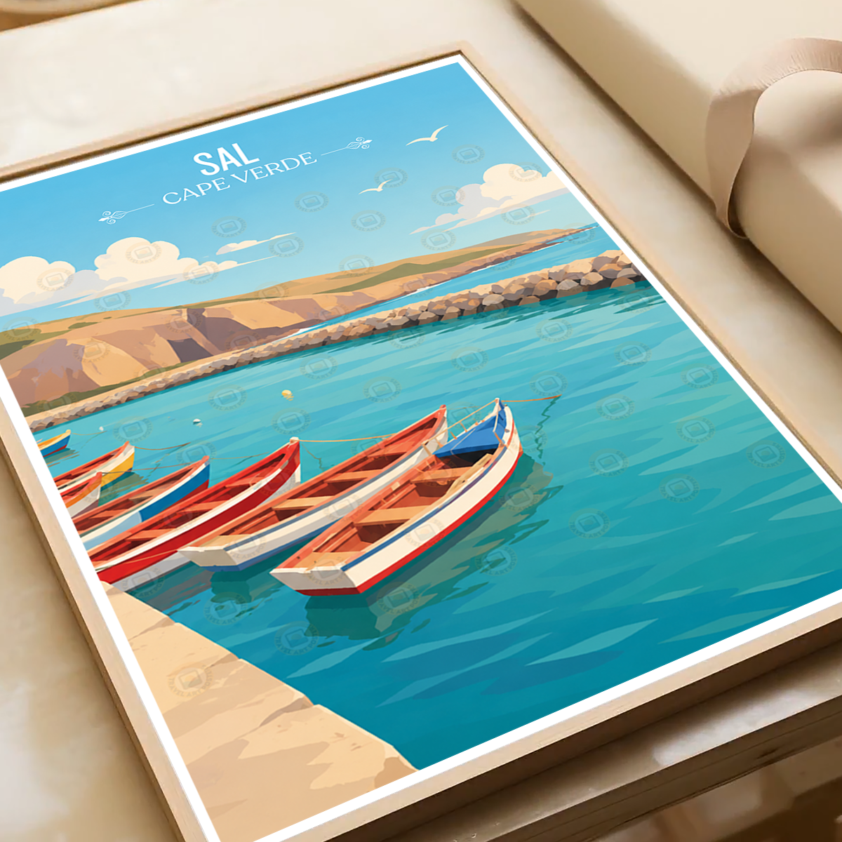 Sal - Cape Verde - Travel Art Print Wall Deco Poster