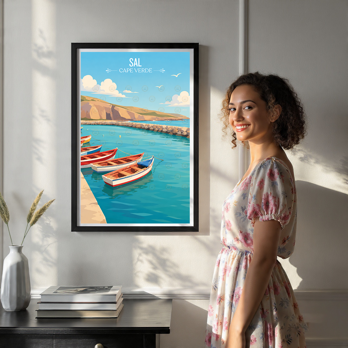 Sal - Cape Verde - Travel Art Print Wall Deco Poster