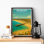 Santa Maria Beach - Cape Verde - Travel Art Print Wall Deco Poster