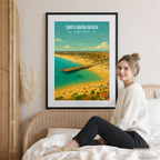 Santa Maria Beach - Cape Verde - Travel Art Print Wall Deco Poster