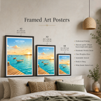 Santa Maria - Cape Verde - Travel Art Print Wall Deco Poster