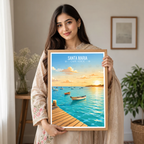 Santa Maria - Cape Verde - Travel Art Print Wall Deco Poster