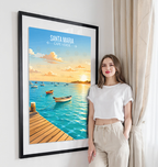 Santa Maria - Cape Verde - Travel Art Print Wall Deco Poster