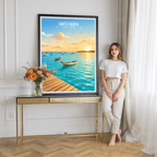 Santa Maria - Cape Verde - Travel Art Print Wall Deco Poster