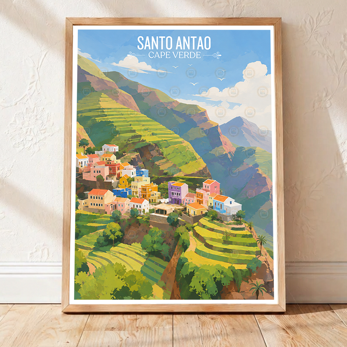 Santo Antao - Cape Verde - Travel Art Print Wall Deco Poster