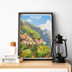 Santo Antao - Cape Verde - Travel Art Print Wall Deco Poster