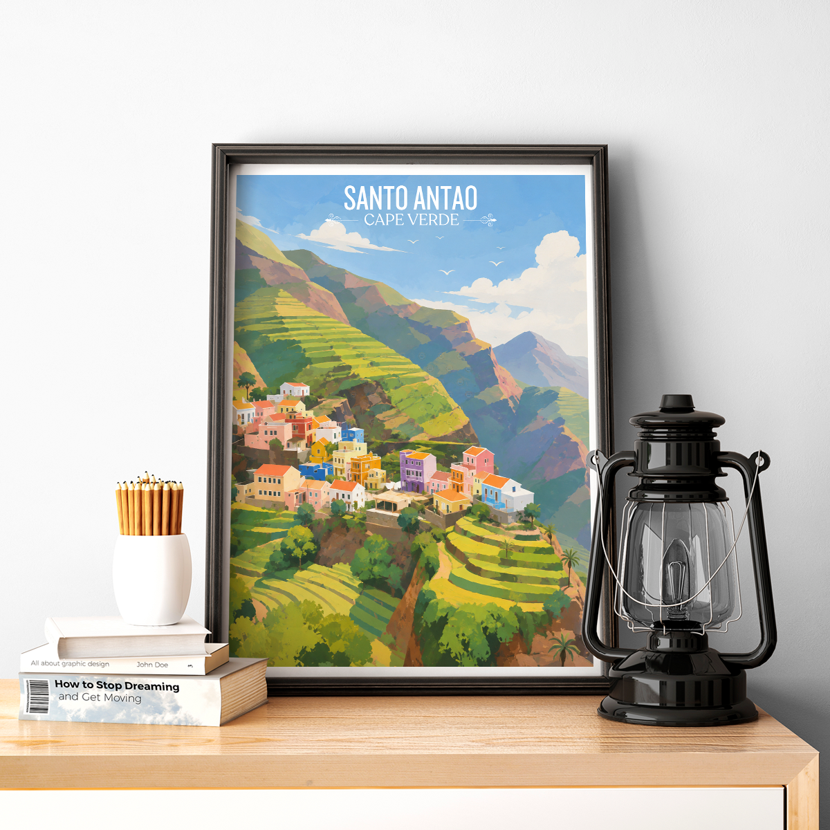 Santo Antao - Cape Verde - Travel Art Print Wall Deco Poster