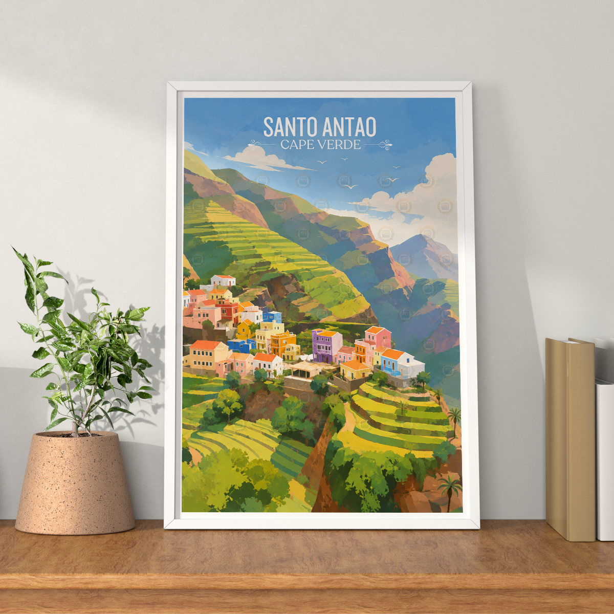 Santo Antao - Cape Verde - Travel Art Print Wall Deco Poster