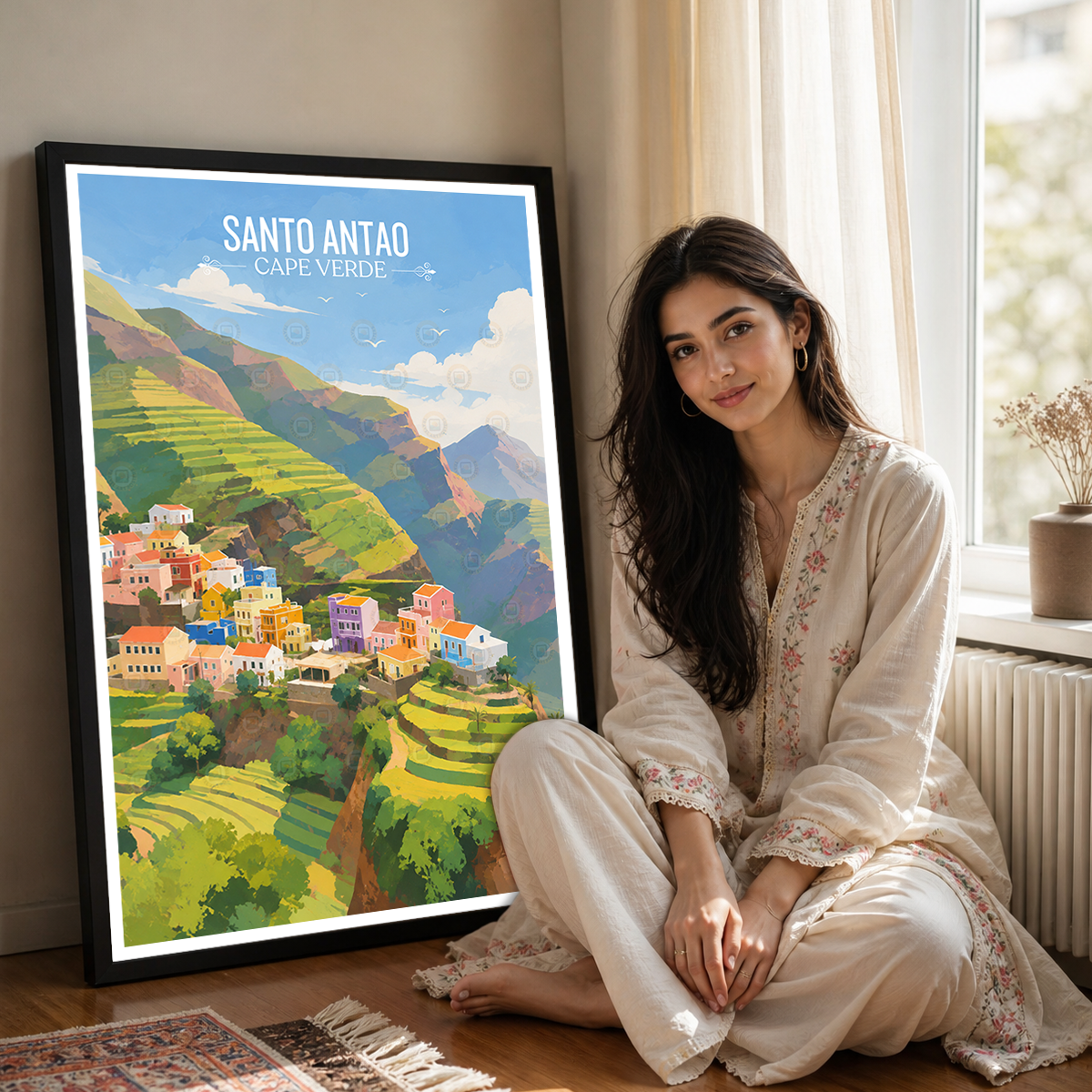 Santo Antao - Cape Verde - Travel Art Print Wall Deco Poster