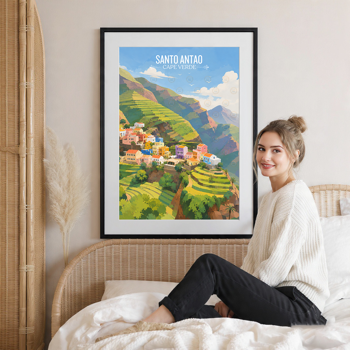 Santo Antao - Cape Verde - Travel Art Print Wall Deco Poster