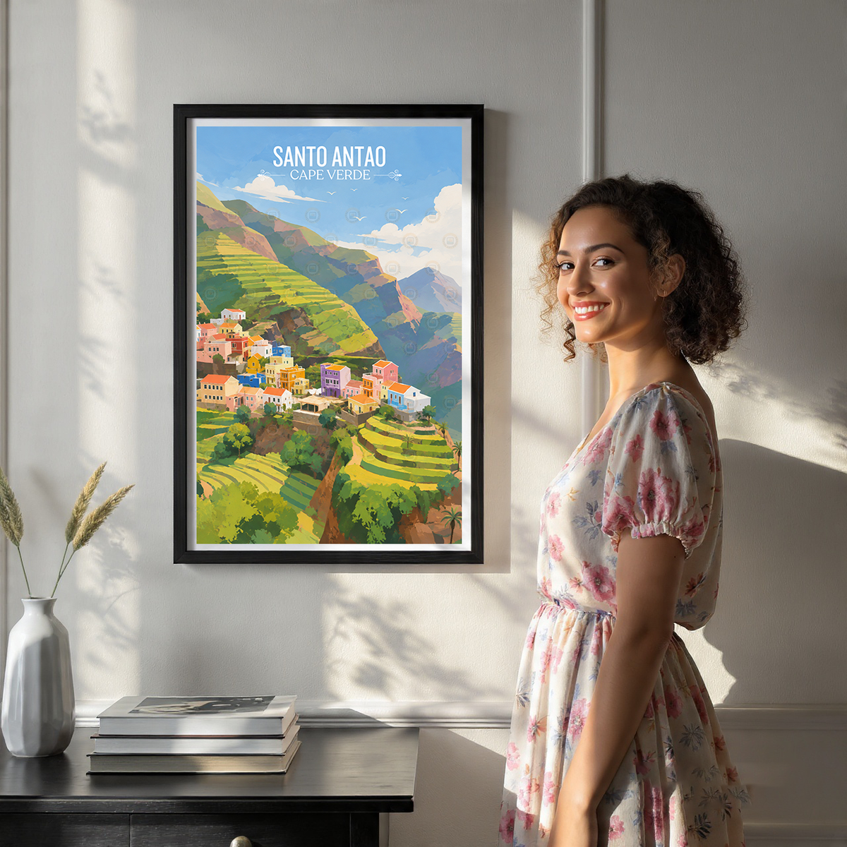 Santo Antao - Cape Verde - Travel Art Print Wall Deco Poster
